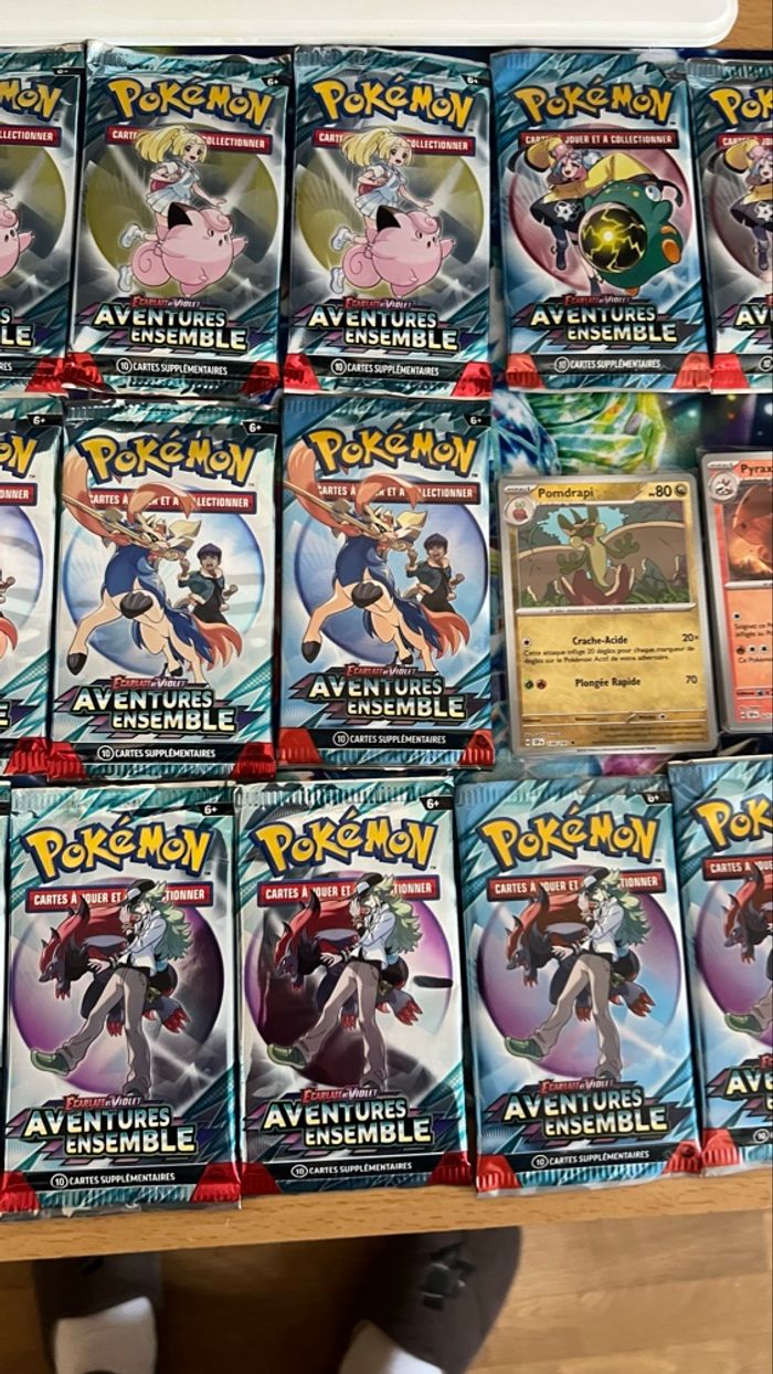 Lot de booster Pokémon ouvert ev9 - photo numéro 4