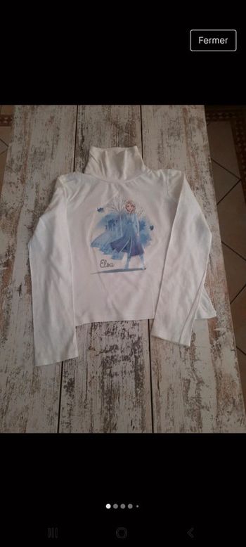 Sous pull disney la reine des neiges