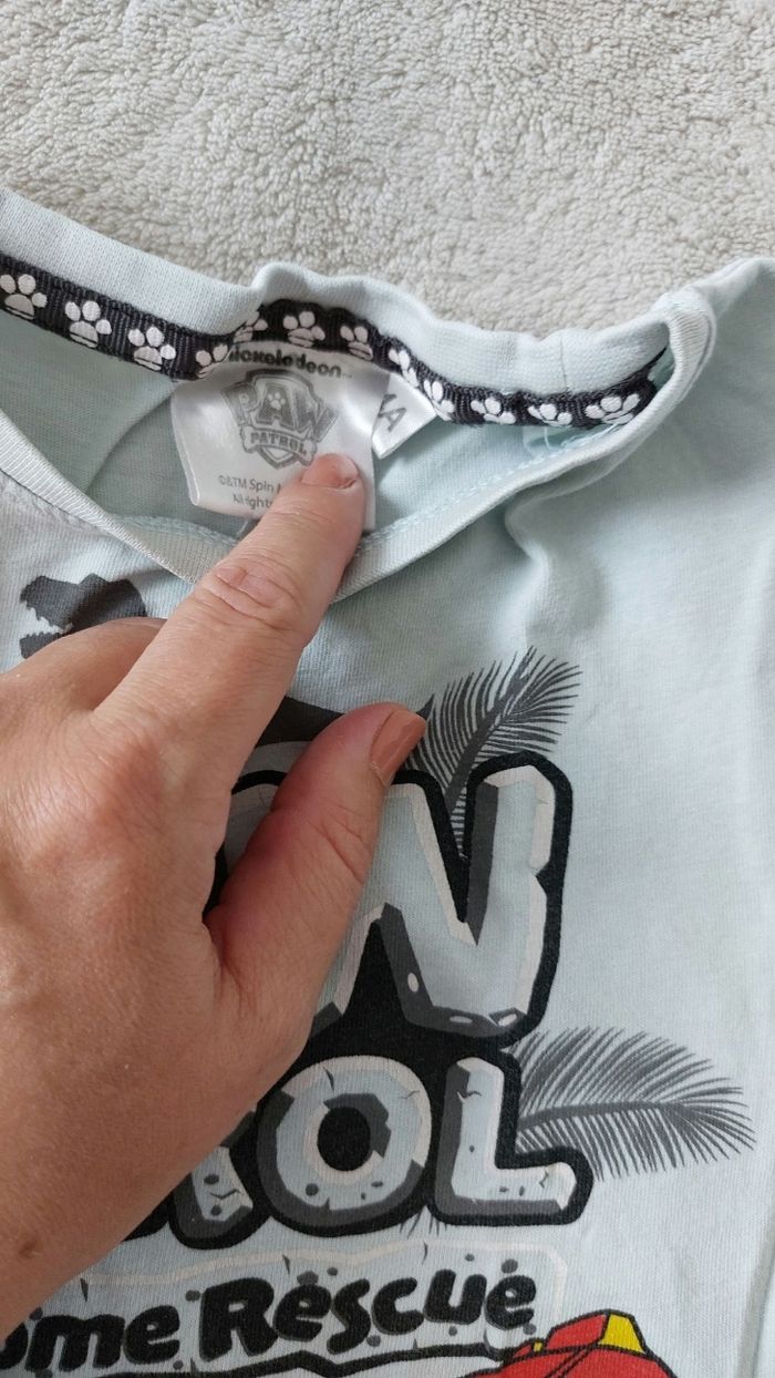 Tee shirt pat patrouille 4 ans - photo numéro 2