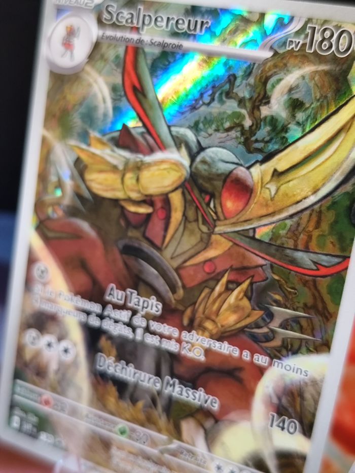Carte pokémon neuve 🇨🇵 Scalpereur promo svp130 +évolution Holo - photo numéro 3