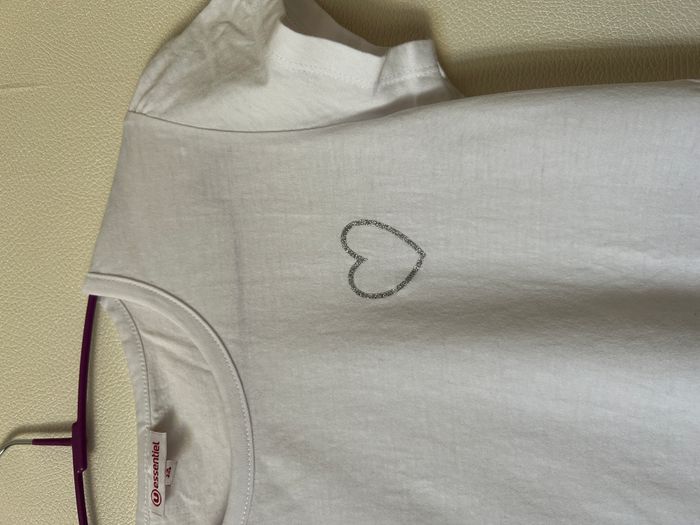 ensemble pyjama short et tee-shirt imprimé coeur - photo numéro 3