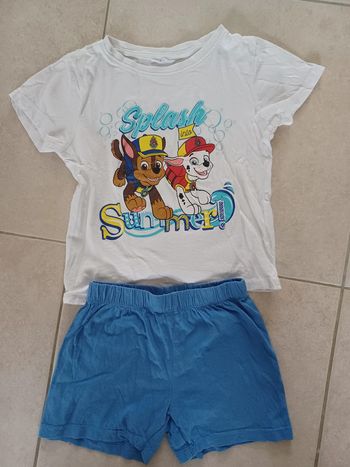 Pyjashort Paw patrol 5 ans