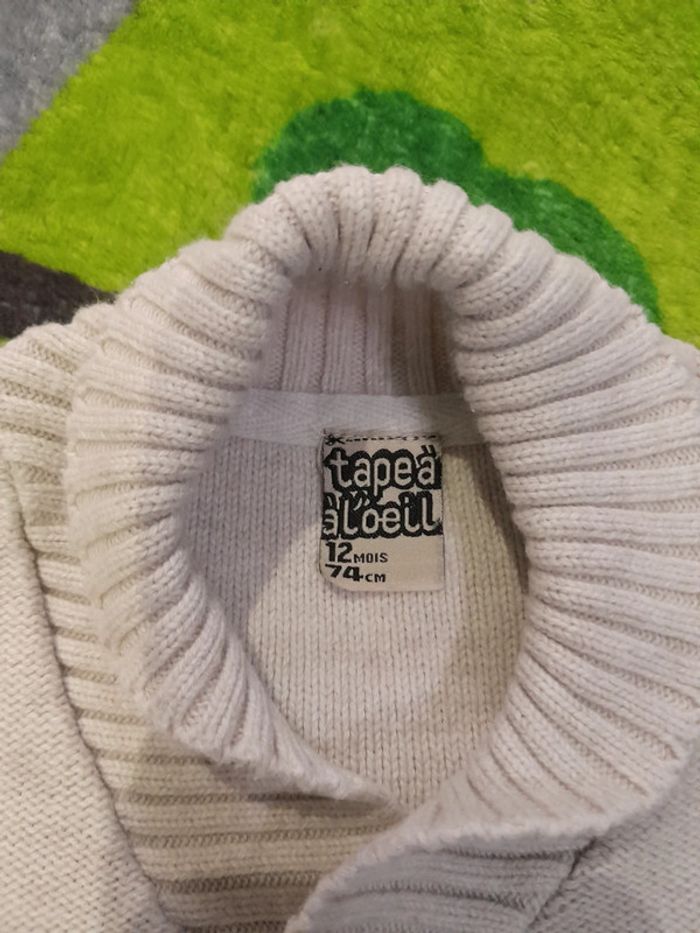 Gilet tape à l 😉 12 mois 👦 - photo numéro 3