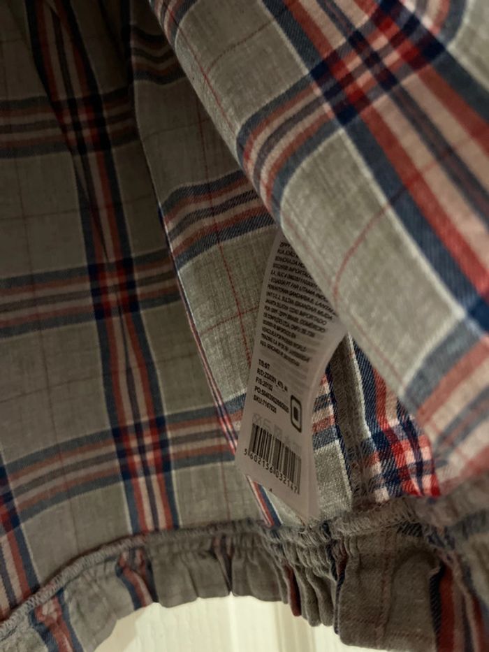 ZY 6/7 ans - chemise tunique bleu carreaux - photo numéro 4