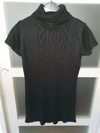 Robe pull noire Ligne à Suivre , taille 2 (40) , très bon état