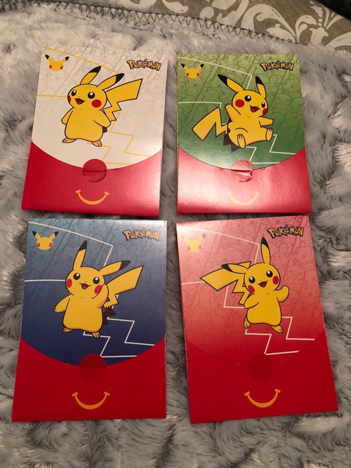 Cartes Pokémon Booster Deck McDonalds
