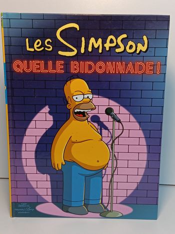 Livre Bande dessinée les Simpson Quelle bidonnade