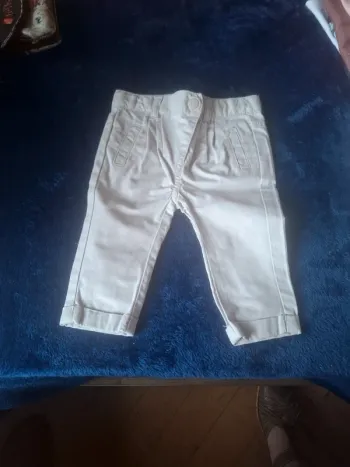 Pantalon bébé fille gris clair