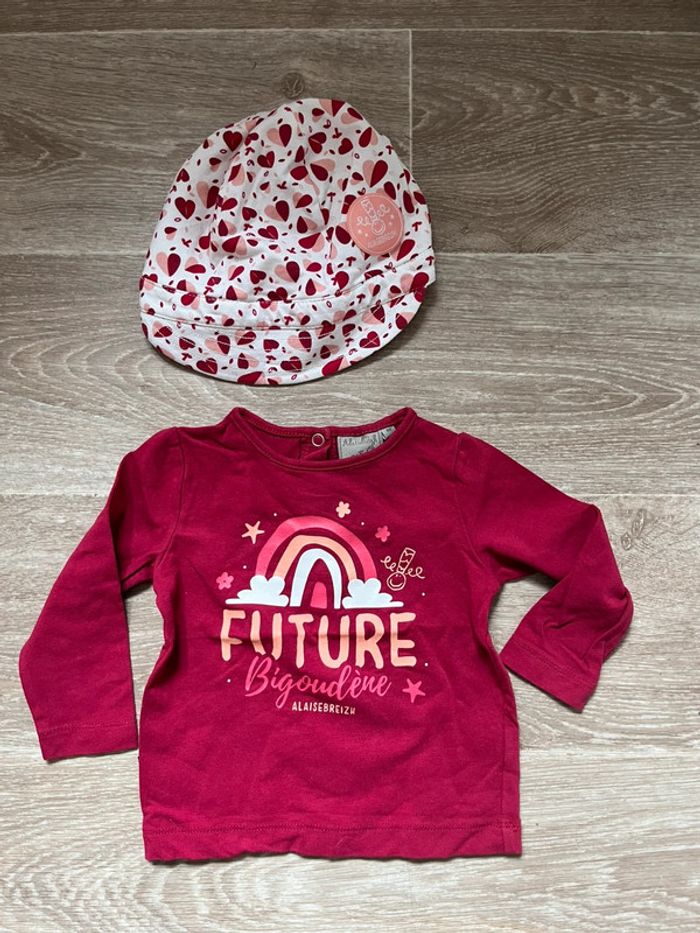 Lot tee shirt + chapeau A l’aise Breizh