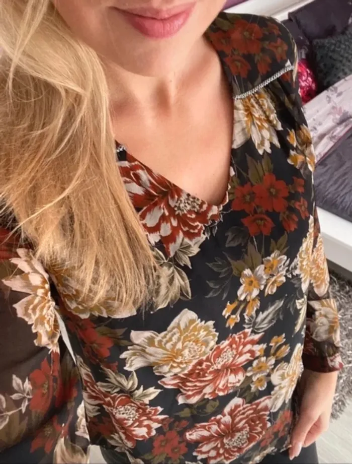 Blouse fleurie Promod - photo numéro 2
