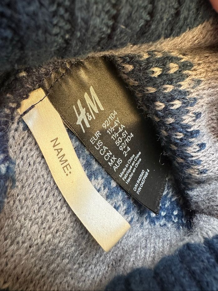 Bonnet hiver garçon h&m 18mois/4 ans - photo numéro 3