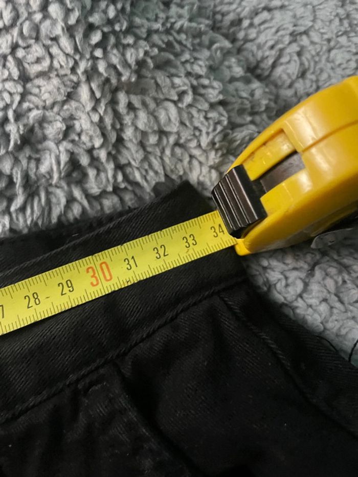 Pantalon cargo noir épais STR - photo numéro 7