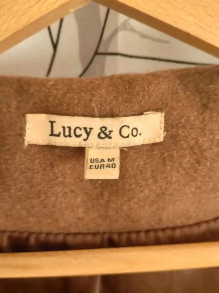 Manteau femme bohème Lucy & CO. manches 3/4 taille M - photo numéro 2