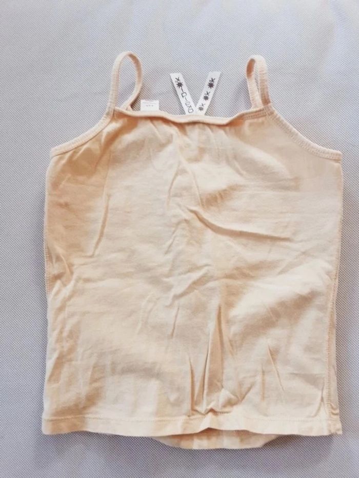 T shirt jaune à bretelles - photo numéro 2
