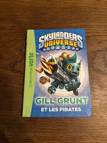 Livre la bibliothèque verte skylanders univers gill grunt et les pirates