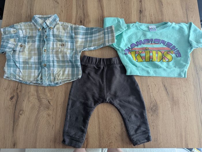 Lot vêtements bébé garçon 6 mois
