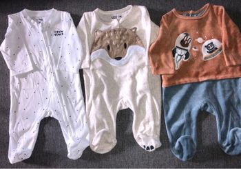 Lot 3 pyjamas bébé 👶🏼