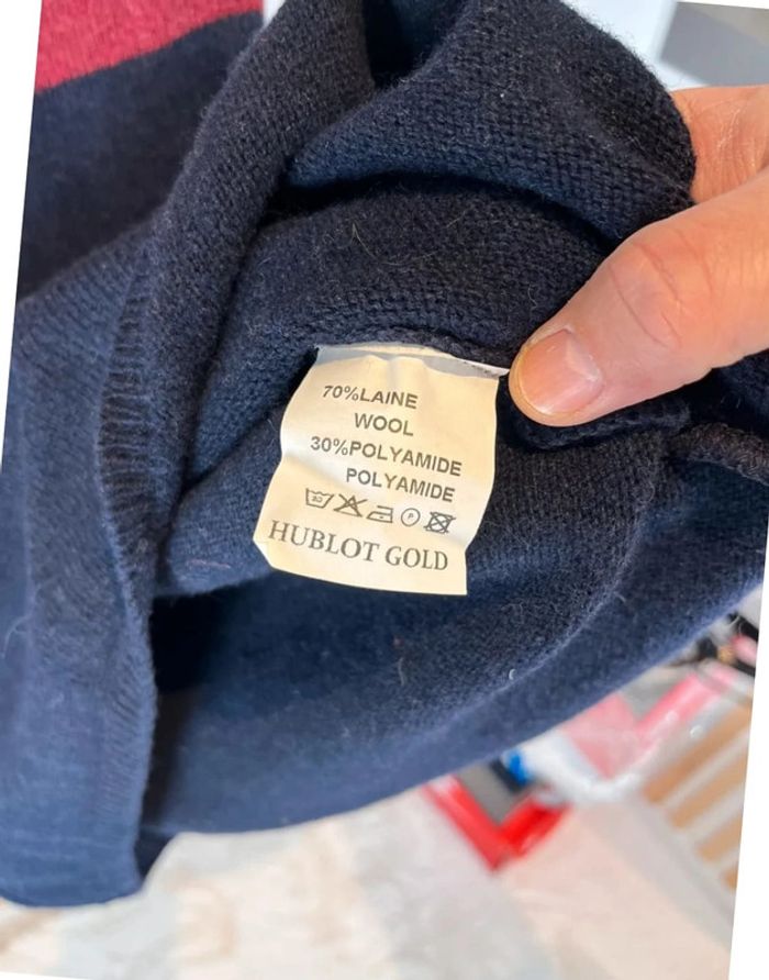 Robe Pull col roulé en laine de chez Hublot - taille M- - photo numéro 7