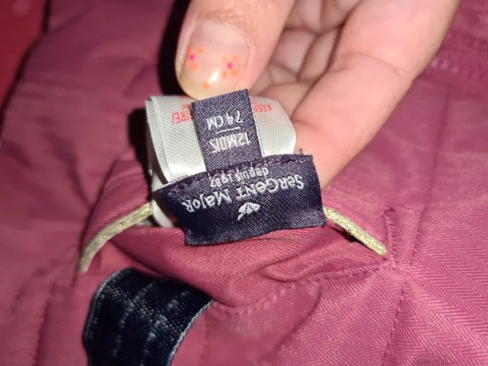 Manteau sergent major 12 mois réversible - photo numéro 8