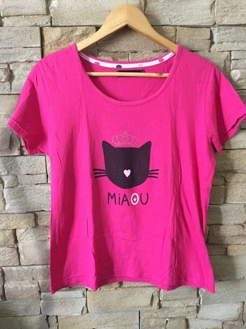 T-shirt rose taille L