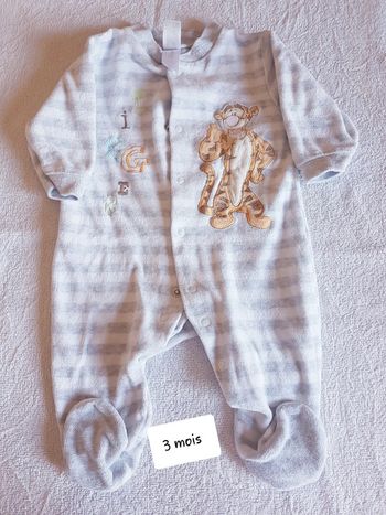 Pyjama velour Disney 3 mois