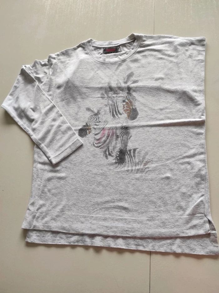 Tee-shirt catimini zèbre 10 ans