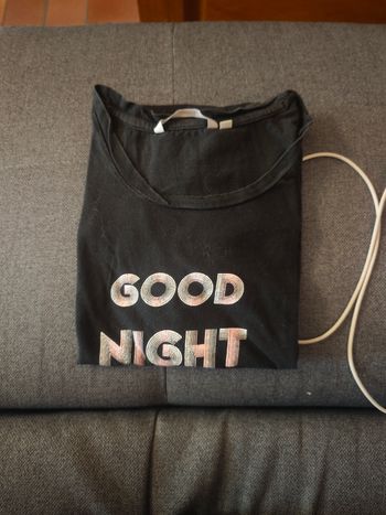 Chemise de nuit noir taille 38/40