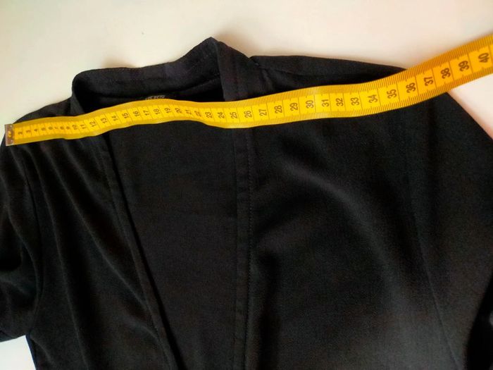 Robe noire drapée IKKS – T. 34 - photo numéro 13