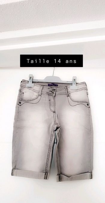 Bermuda taille 14 ans