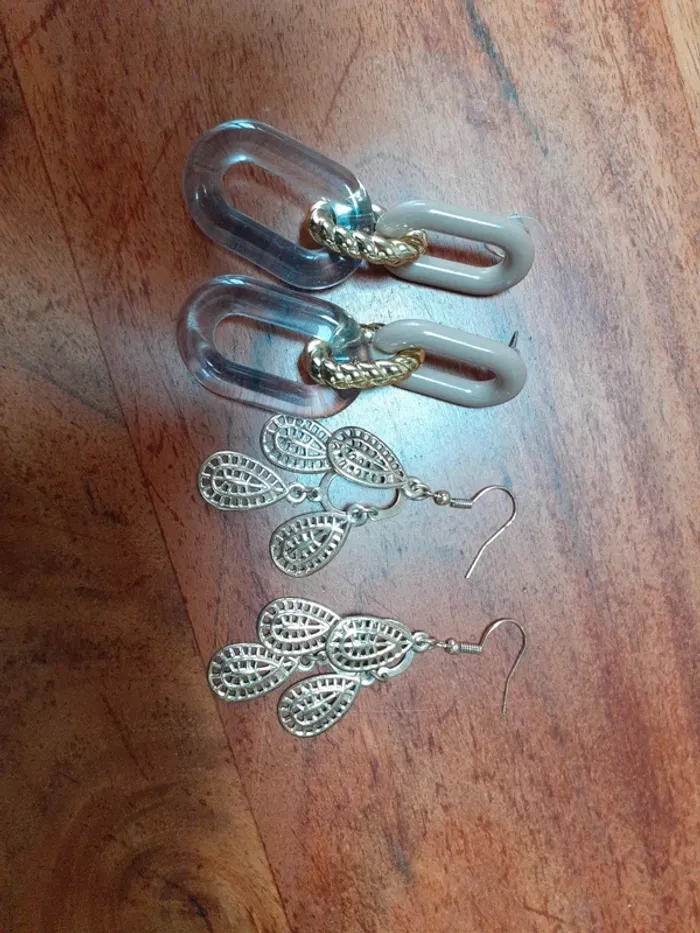 Lot boucles d'oreilles