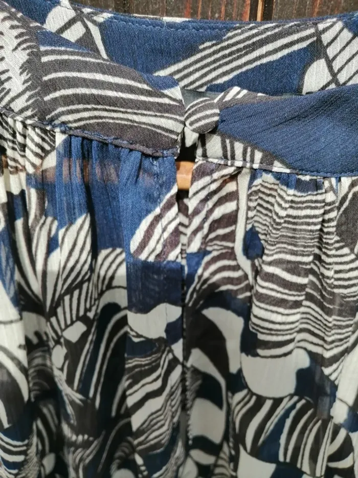 Robe bleu avec doublure - photo numéro 2