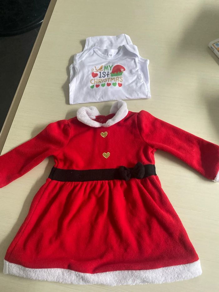Robe + body Noël