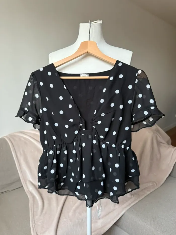 Magnifique haut À pois 36/S Pimkie