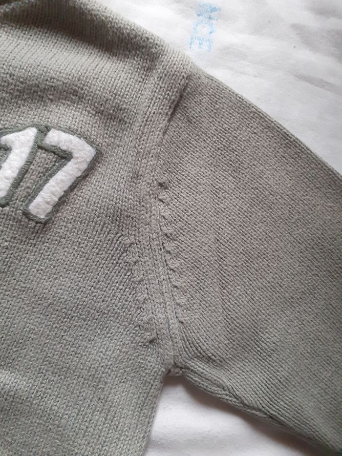 Veste kaki motif chiffre 17 - photo numéro 2