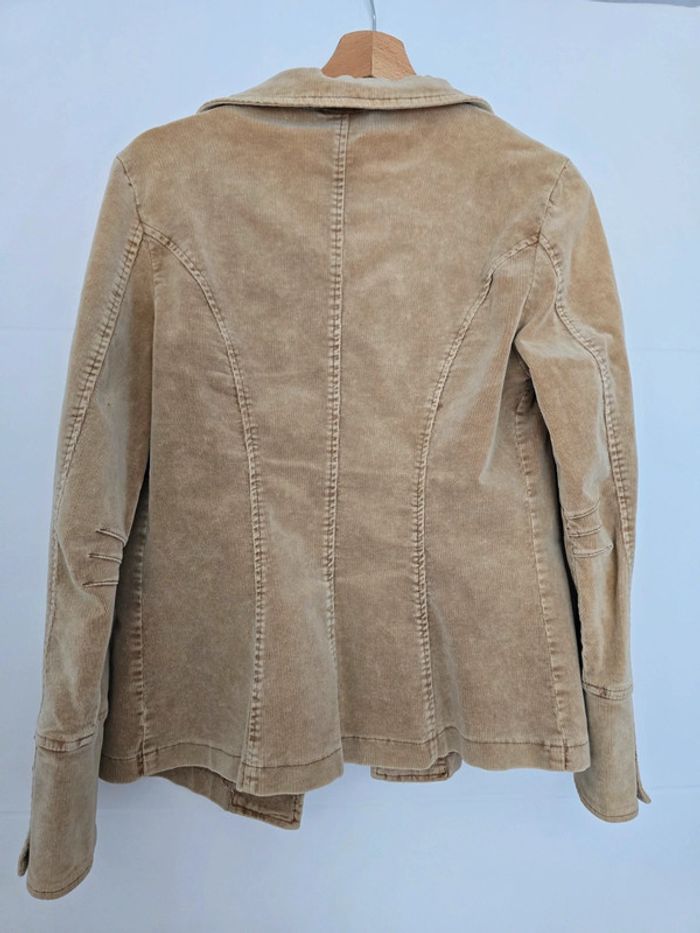 Veste velours beige - photo numéro 4