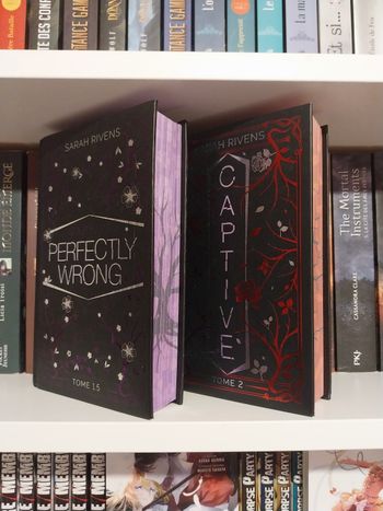 Romans Captive tomes 1.5 Perfectly Wrong et 2 Captive Reliés Collectors jaspage BMR Sarah Rivens Asher Ella Dark Romance