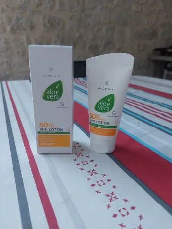 Crème solaire IP 50 avec aloès vera
