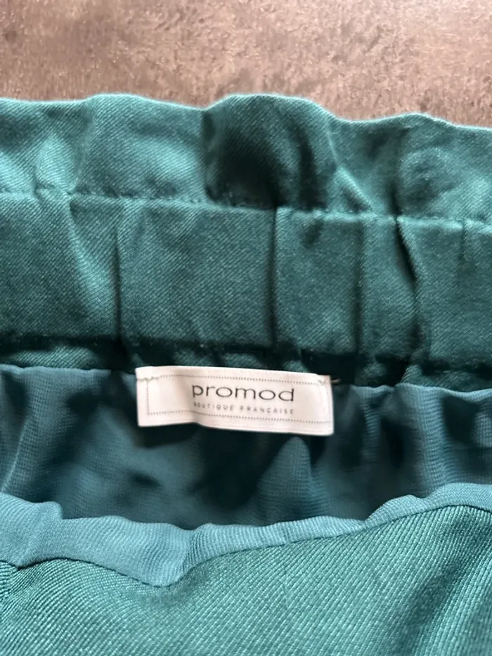Jupe femme avec boutons, verte, promod taille 36 - photo numéro 2