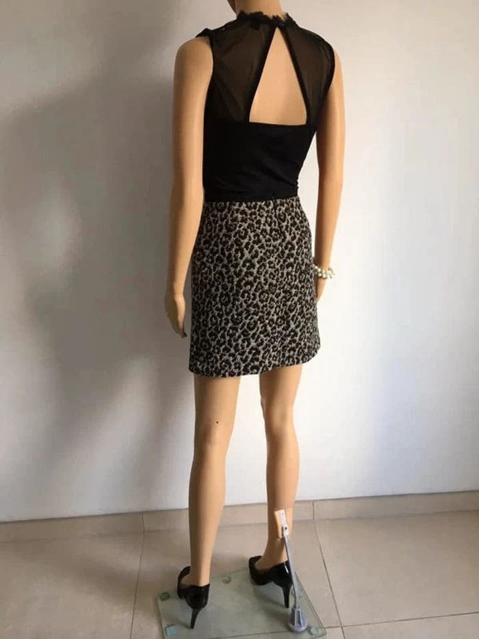 Jupe courte imprimée léopard neuve Morgan taille 36 (valeur 55€) - photo numéro 9