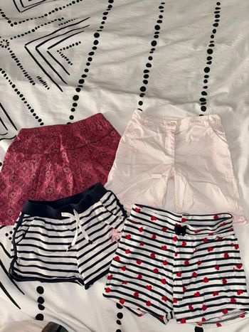 Lot de short fille 3 ans