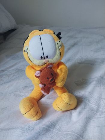 Peluche Garfield avec Pooky – env. 25 cm