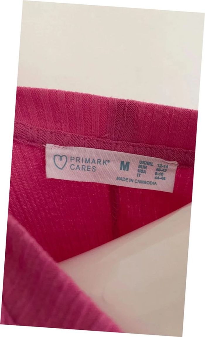 Robe longue rose moulante sans manches taille M - photo numéro 3