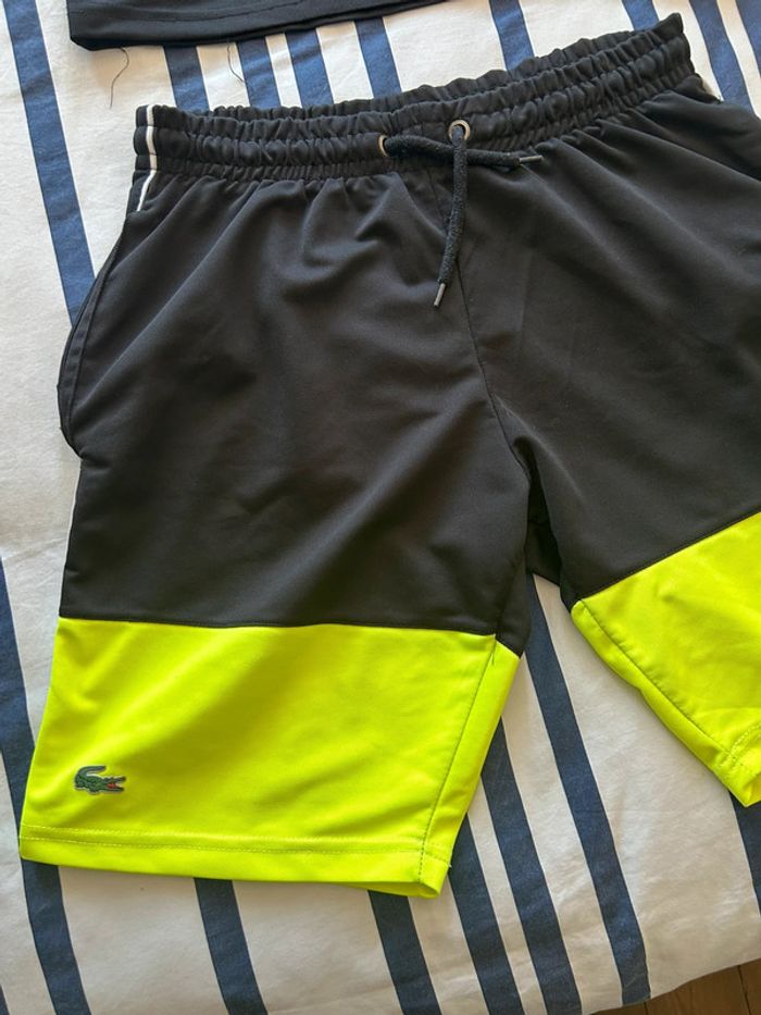 Ensemble Lacoste été - Black & Yellow - photo numéro 7