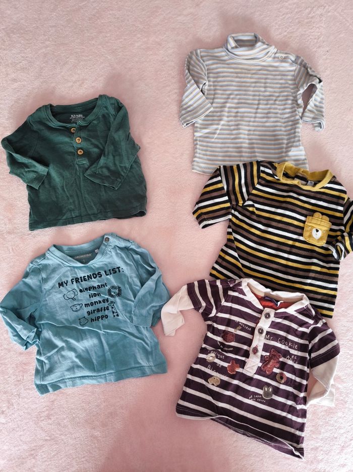 Lot 3 mois garçon hiver mi saison - photo numéro 4