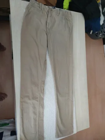 Chino slim cérémonie Okaïdi 14 ans beige