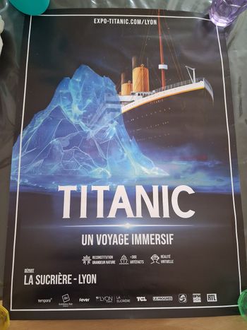 Affiche expo titanic