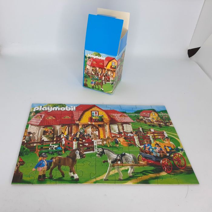 Lot Mémo, puzzle et jeu de cartes PALYMOBIL - photo numéro 3