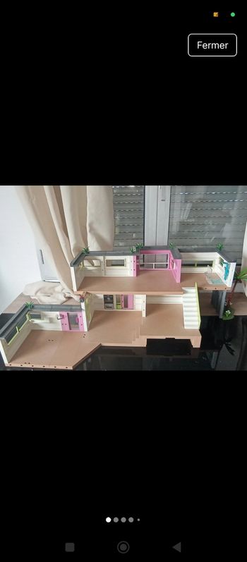 Maison Playmobil 5574 + 5575 + 5586  complète