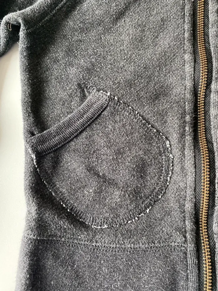 Sweat à capuche gris bellerose - photo numéro 7