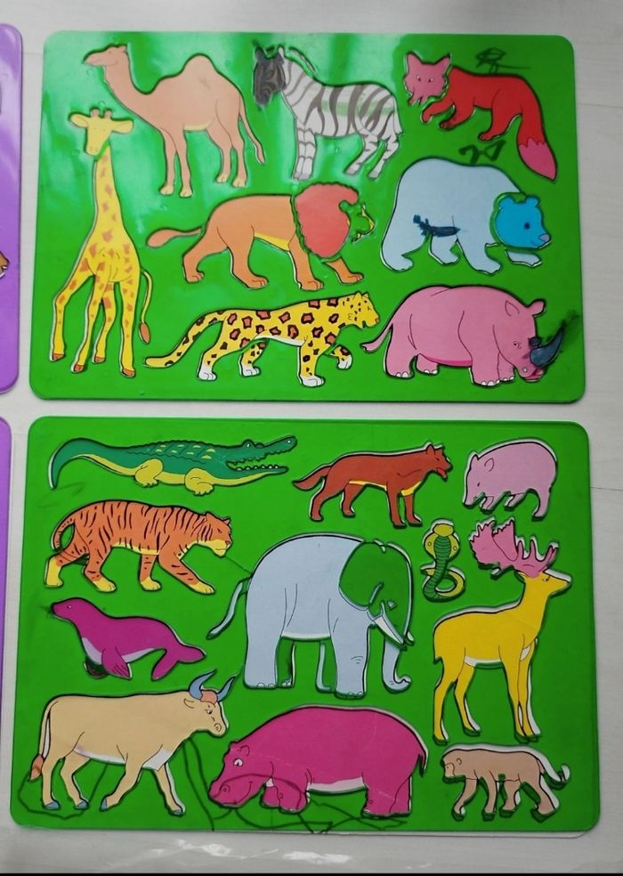 Lot de 5 pochoirs avec modèle papier - photo numéro 3